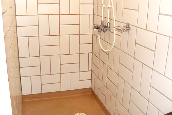Foto på en dusch