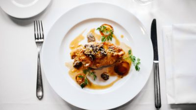 Mat som är på en tallrik