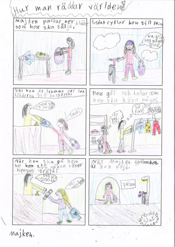 Majkens tecknade serie