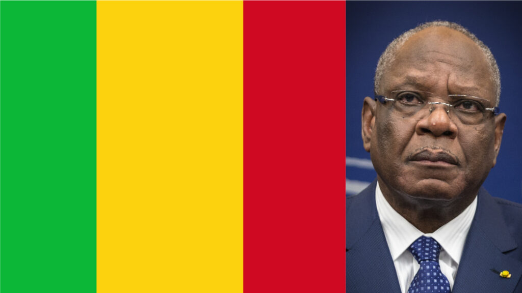 Malis flagga och före detta president